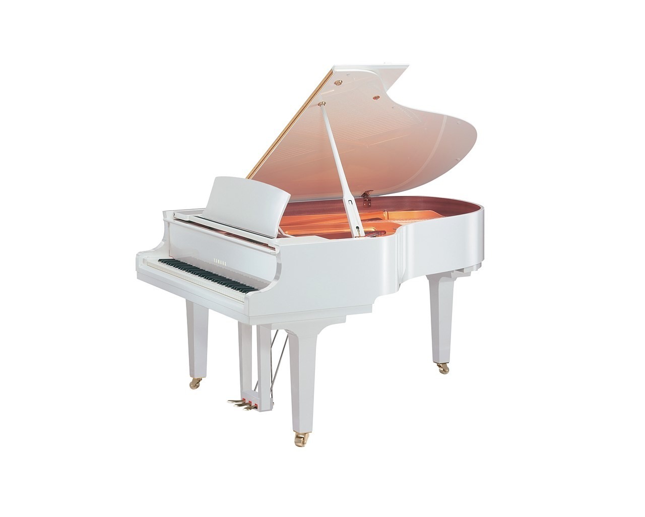 Yamaha C3 Boudoir Grand Piano Polished White