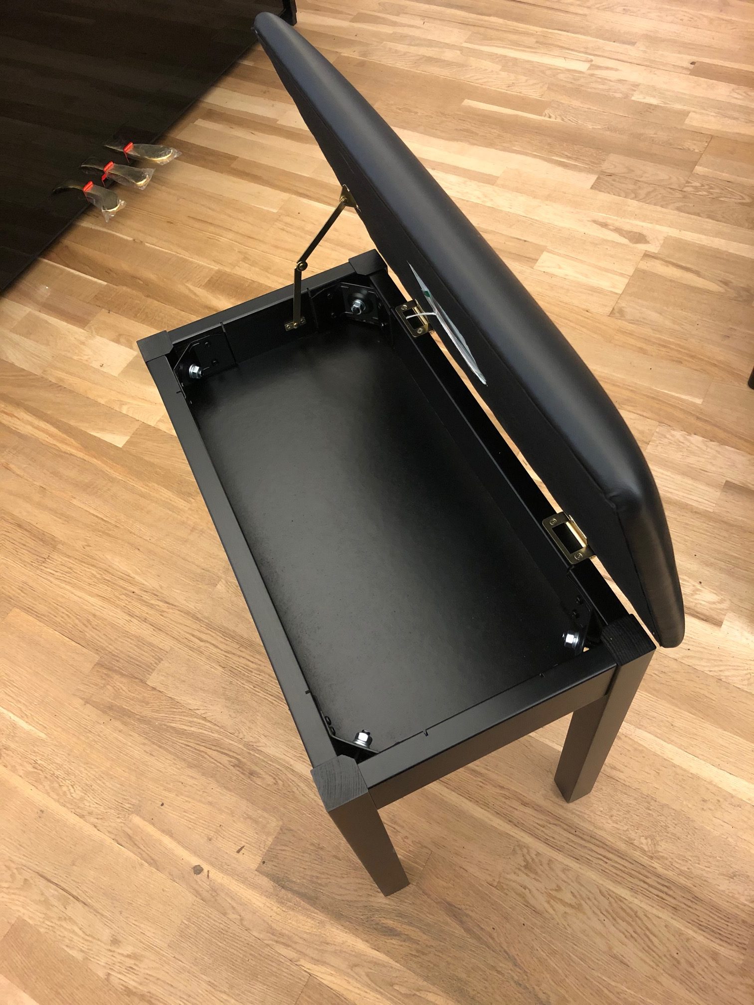 Non-Adjustable Stool With Storage view