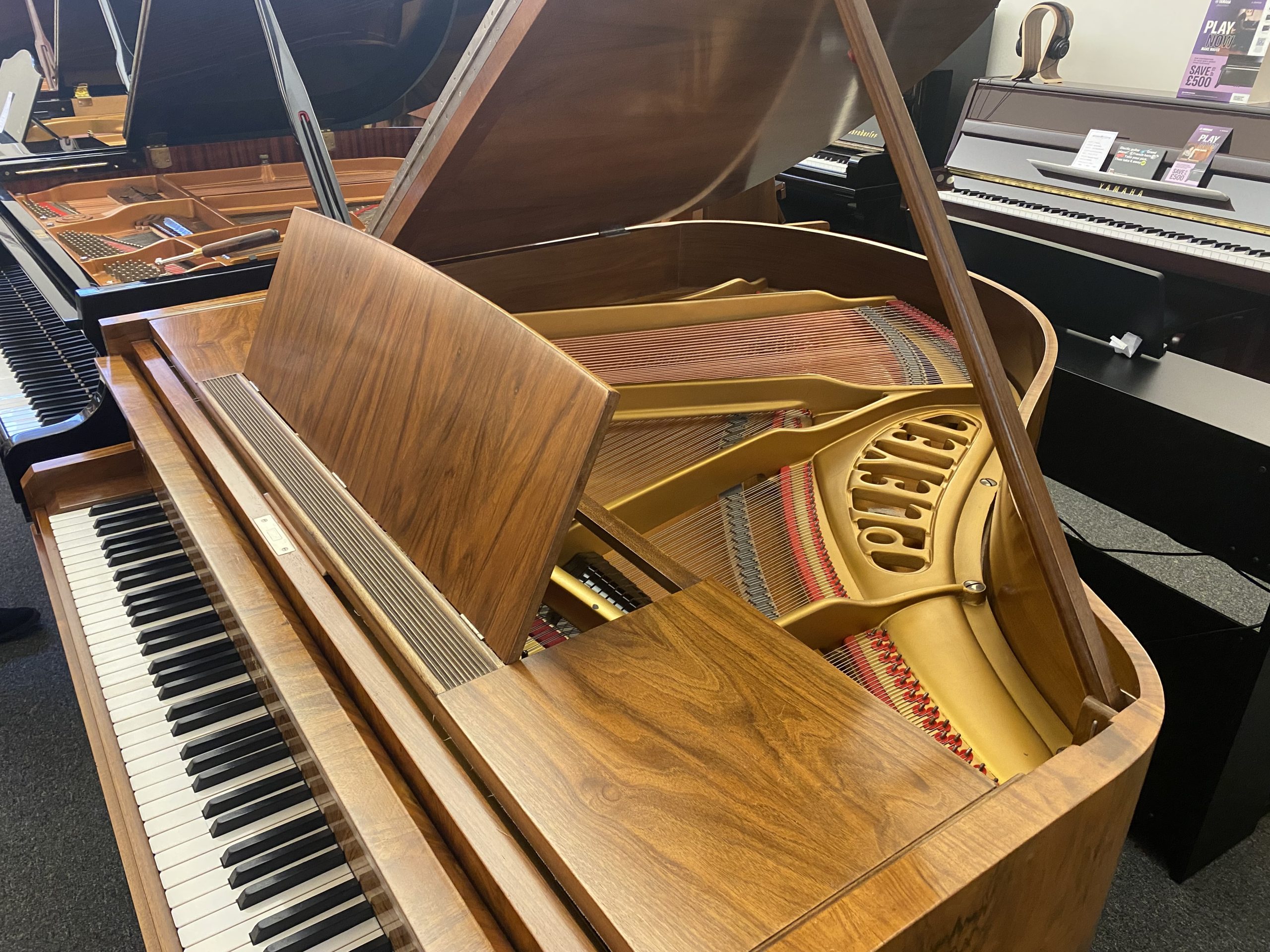 Pleyel Art Deco baby grand view
