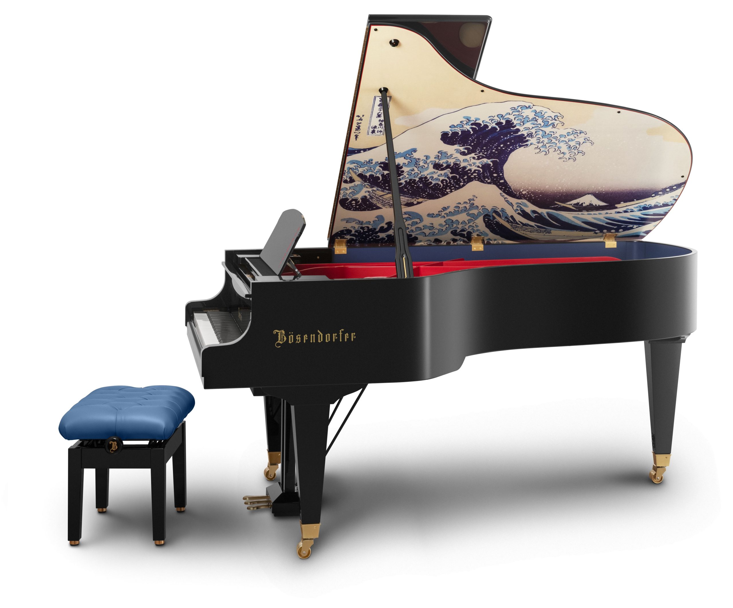 Bosendorfer 214VC – The Great Wave Off Kanagawa view